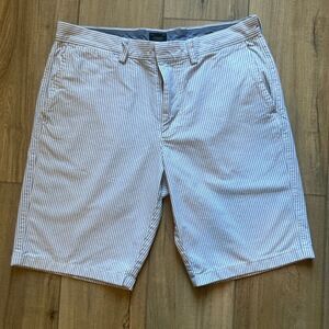 J. Crew shorts | Baby Blue Pinstripes | 33” waist 10.5” inseam